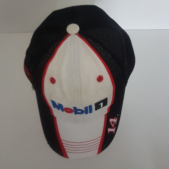 Mobil 1 Stewart-Haas Racing NASCAR CFS Strapback Hat Cap Tony Stewart #14 - Picture 2 of 12